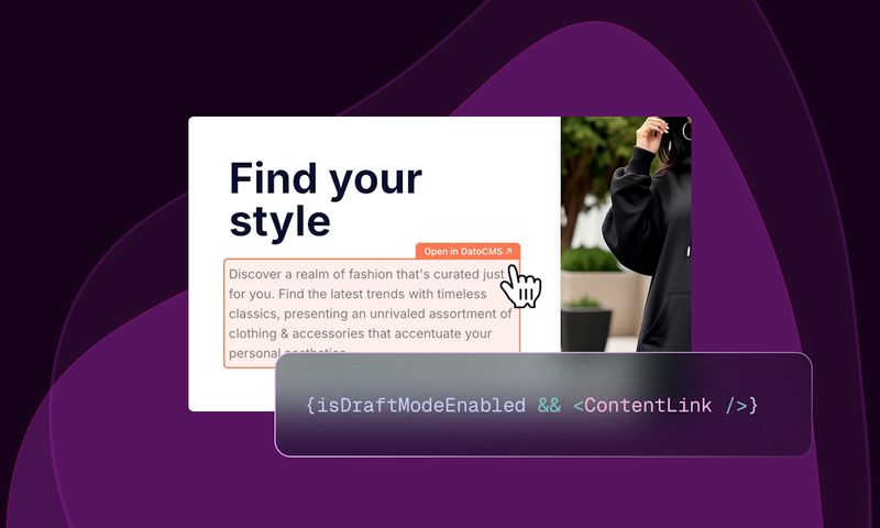 Visual Editing by DatoCMS