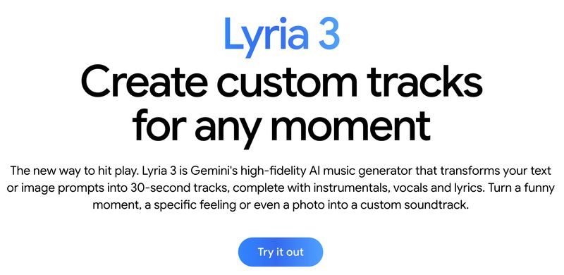Lyria 3 by Google Deepmind