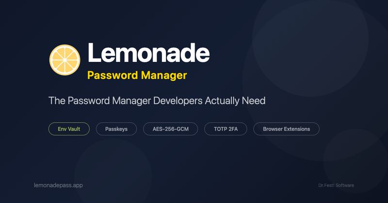 Lemonade Password Manager