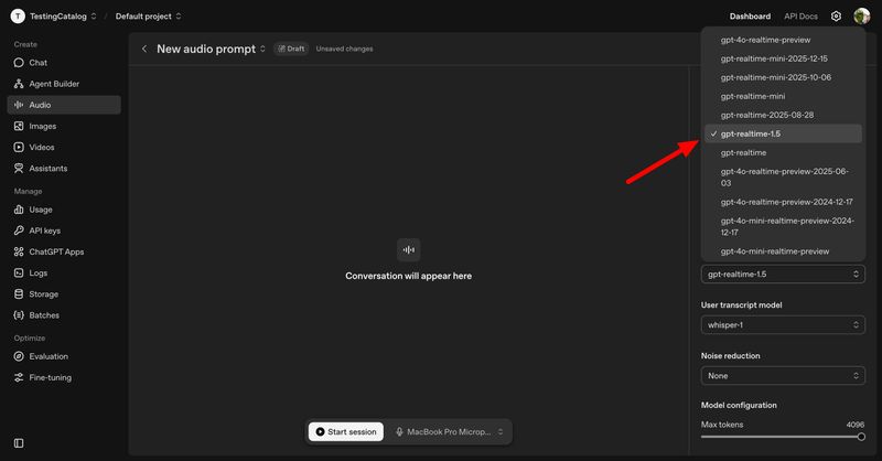 gpt-realtime-1.5 by OpenAI