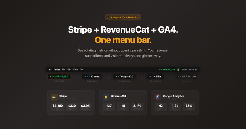 IndieBar - Revenue Tracker