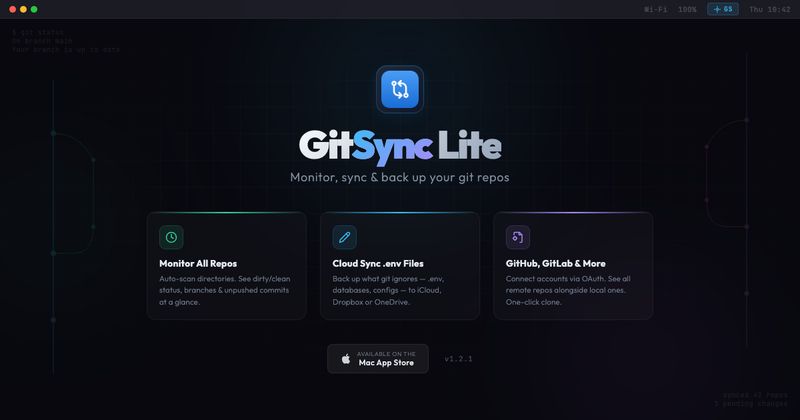 GitSync Lite for macOS