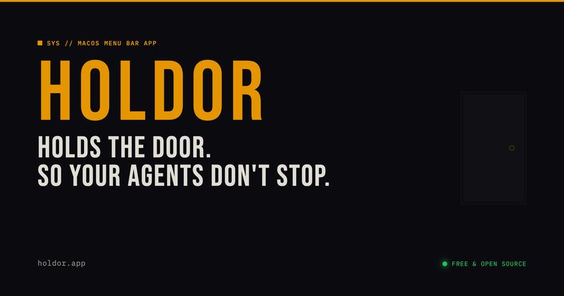 Holdor – Stop your Agents from sleeping