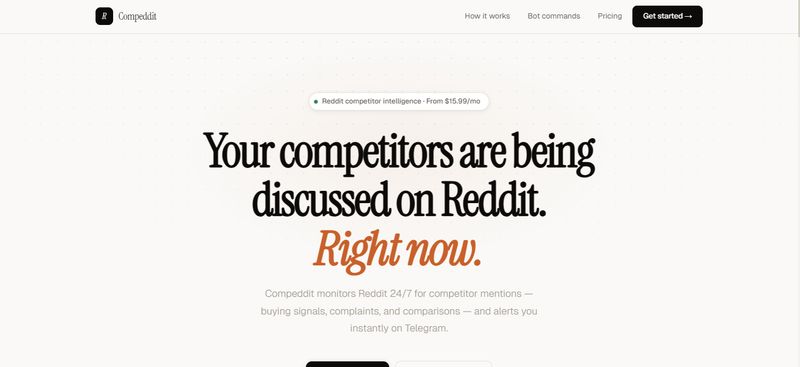 Compeddit — Reddit Competitor Monitor