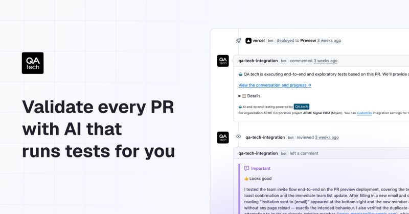 Visual PR Testing with AI
