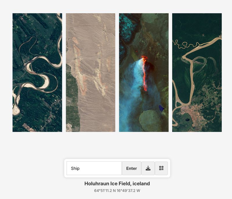 Your Name in Landsat 🛰️