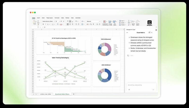 Genspark for Excel