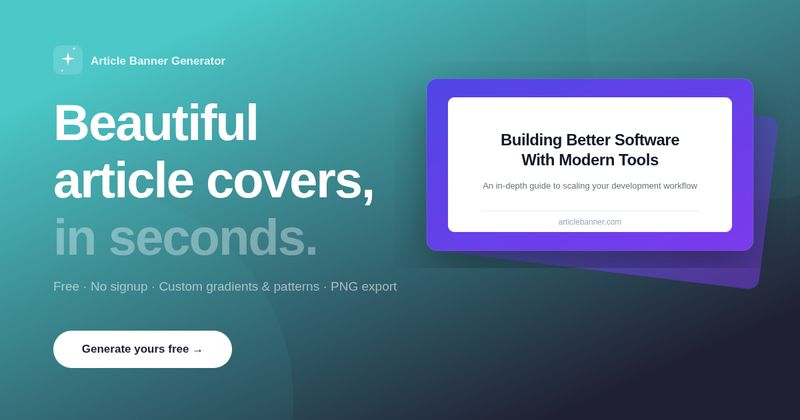 Article Banner Generator