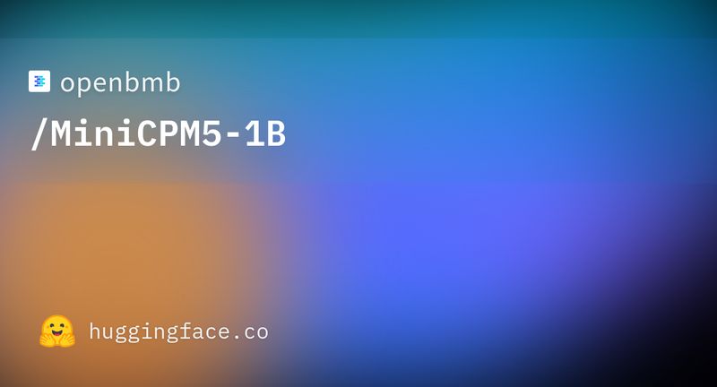 MiniCPM5-1B