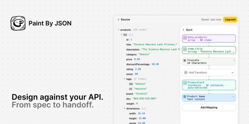 Paint By JSON | Figma API Client