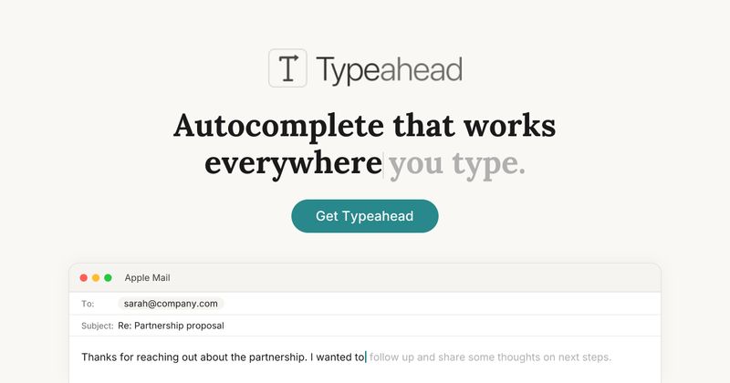 Typeahead