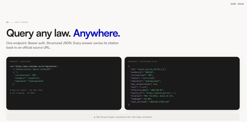 Cleo Atlas Legal API