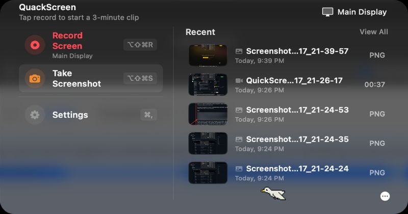 QuackScreen