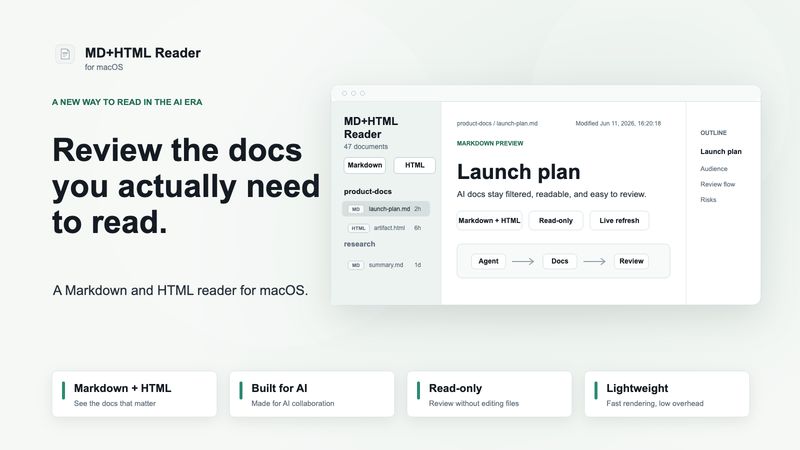 MD+HTML Reader