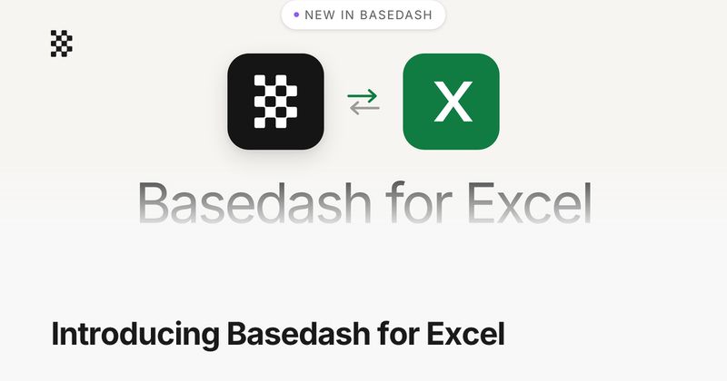 Basedash for Excel