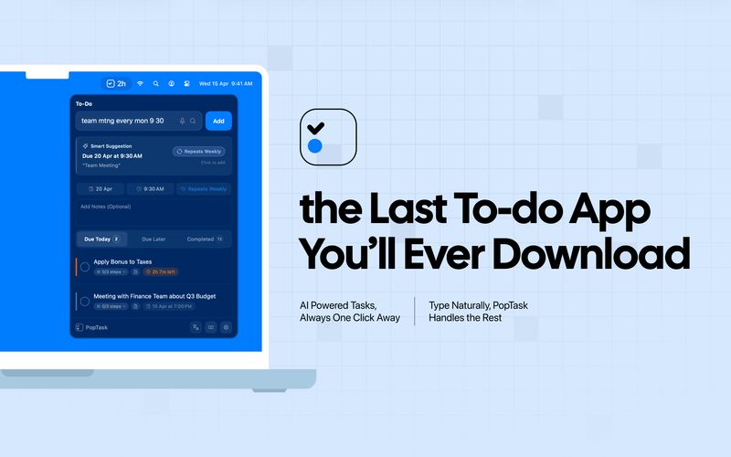 PopTask for Apple