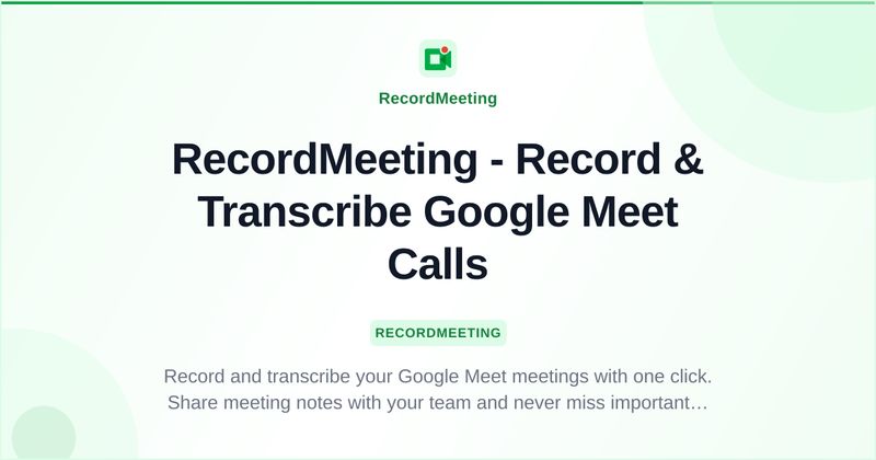 RecordMeeting
