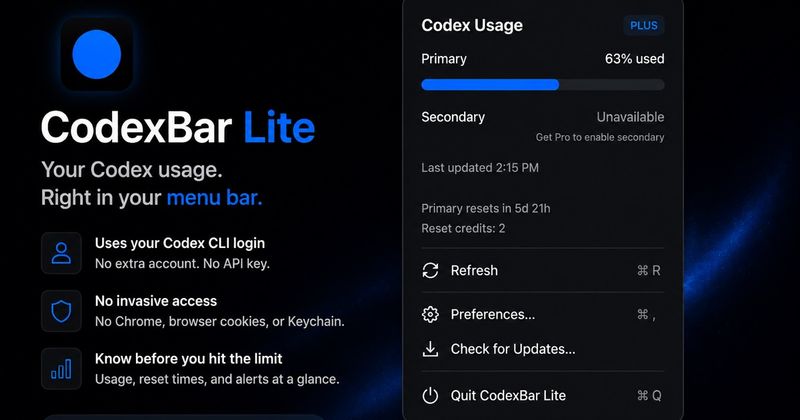 CodexBar Lite