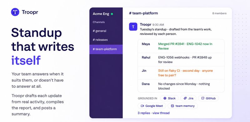 Troopr AI Scrum Master