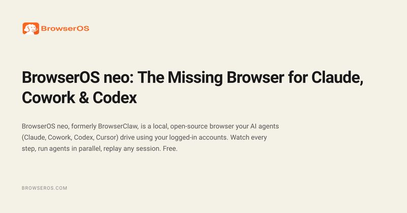 BrowserOS neo