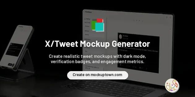Tweet Mockup Generator by MockupTown