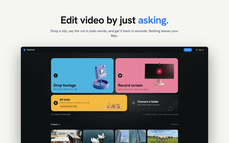 Supercut - AI Video Editor