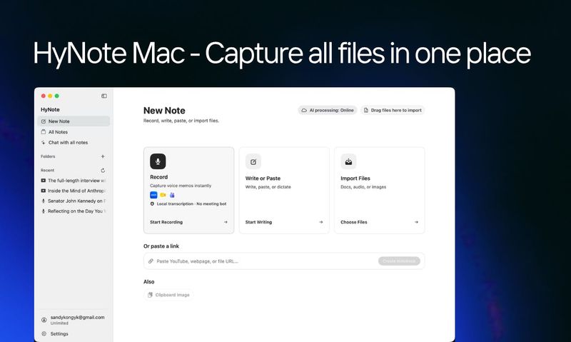 HyNote for Mac