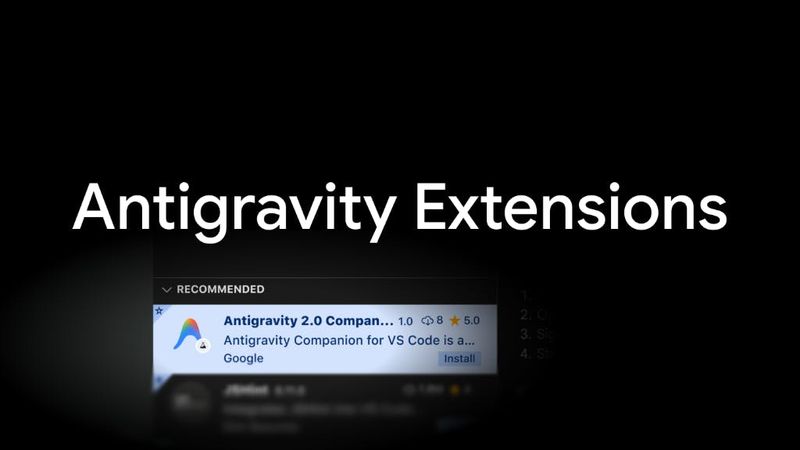 Antigravity IDE Extensions