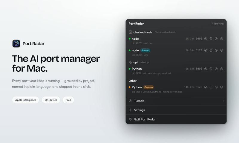 Port Radar for macOS