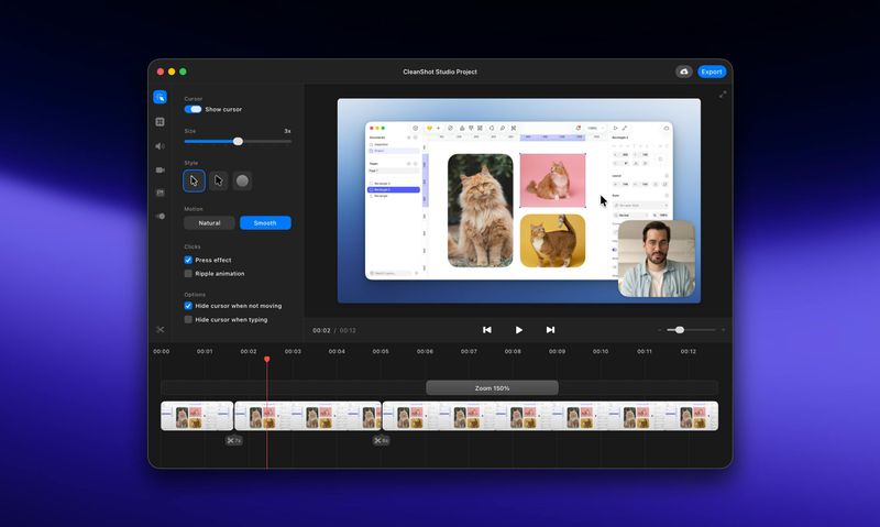 CleanShot 5.0 with Studio Mode
