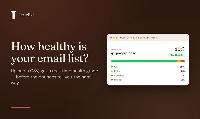 Email Health Check by Truelist