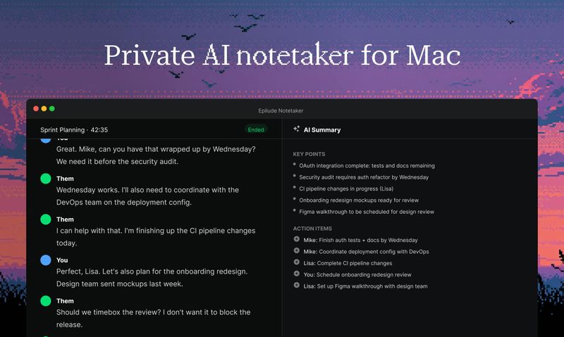 Epilude Notetaker