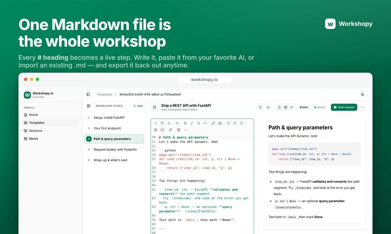 Workshopy.io