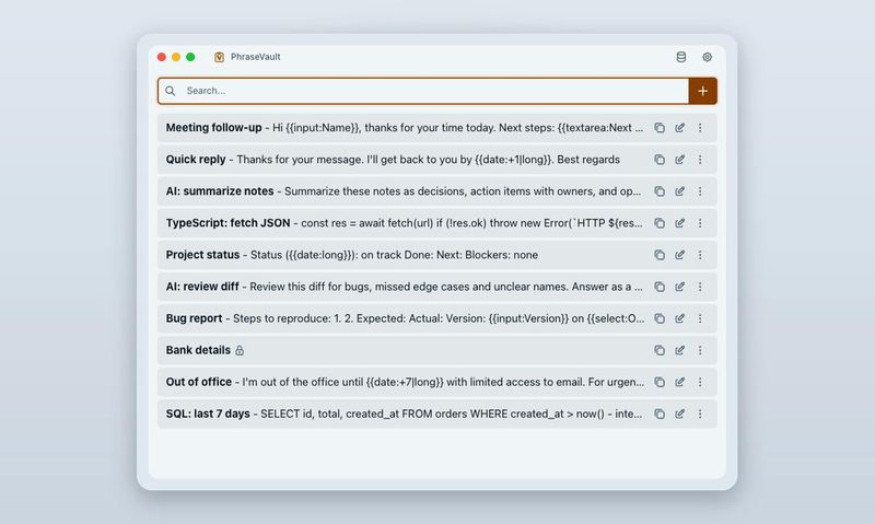 PhraseVault 3.0