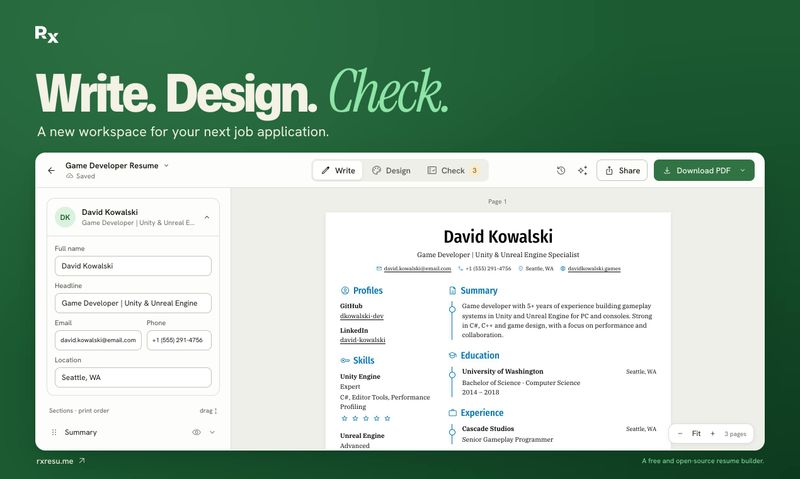 Reactive Resume v6