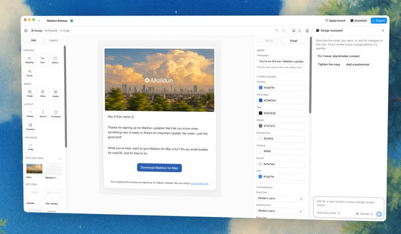 Maildun for Mac