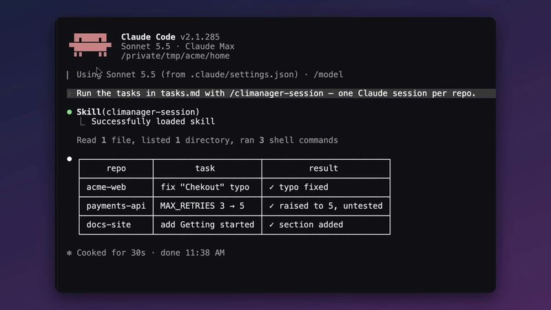 CLI Manager